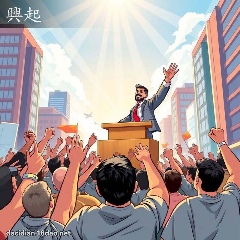 词语: 兴起 (多意词)