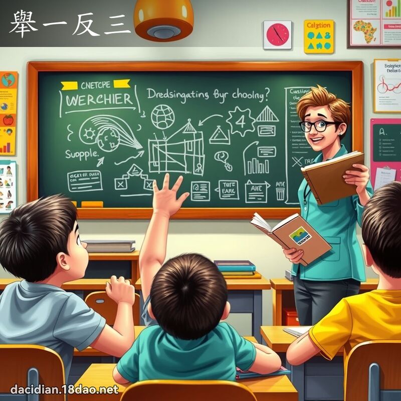 舉一反三 - 國語大辭典配圖