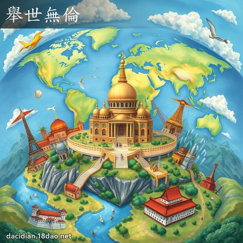 舉世無倫 - 國語大辭典配圖