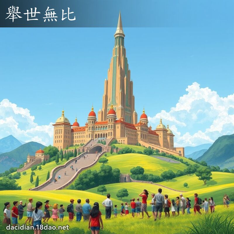 举世无比 - 国语大辞典配图