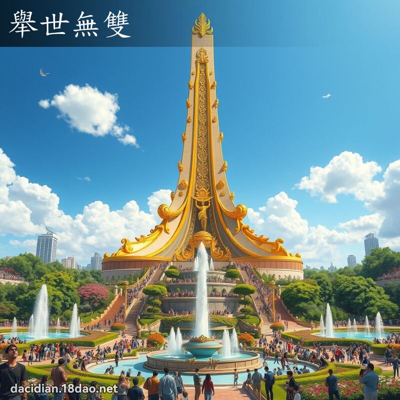 举世无双 - 国语大辞典配图