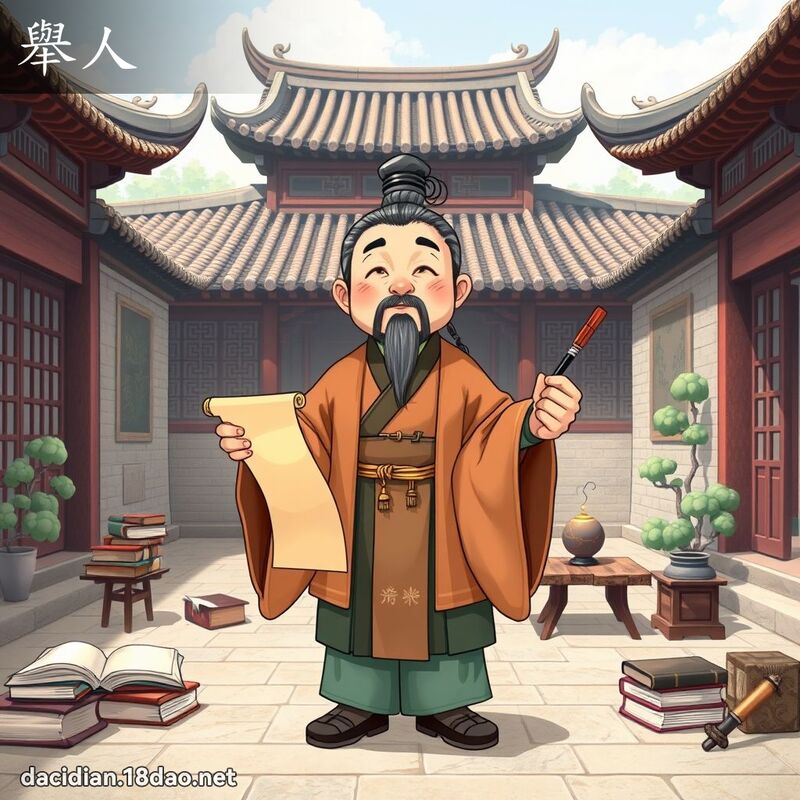 举人 - 国语大辞典配图