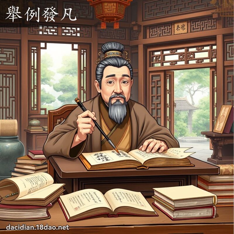 举例发凡 - 国语大辞典配图