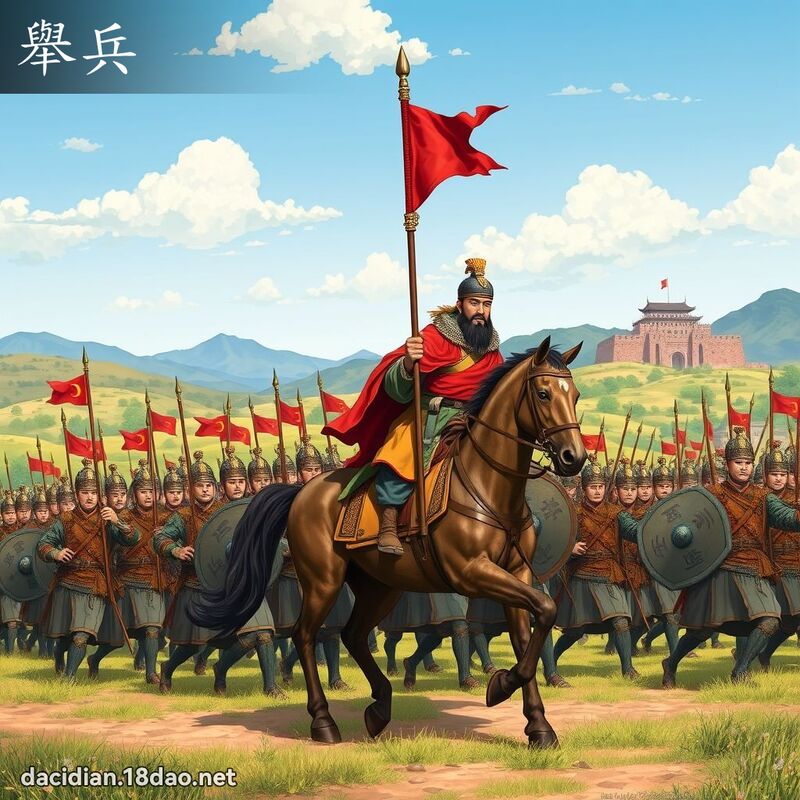 举兵 - 国语大辞典配图