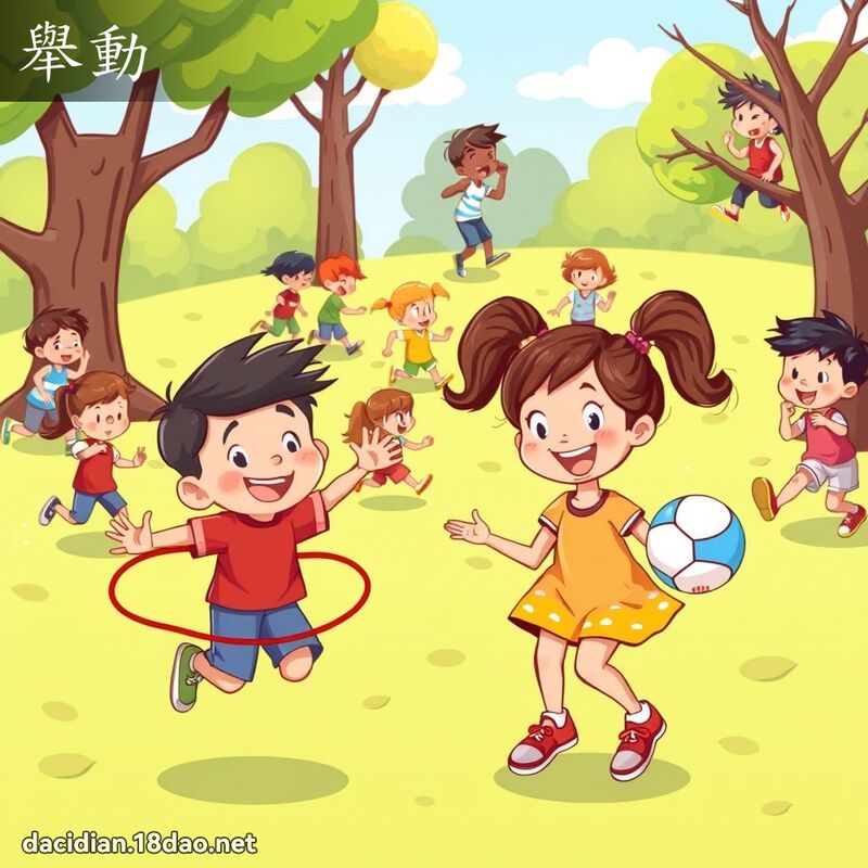 舉動 - 國語大辭典配圖