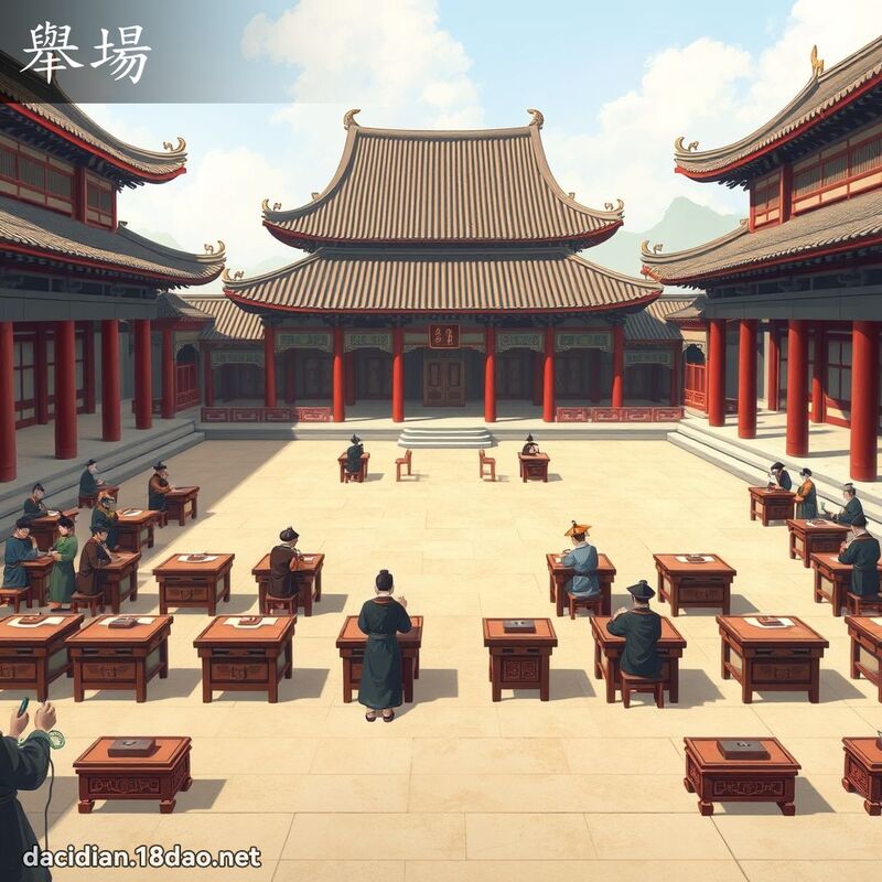 举场 - 国语大辞典配图