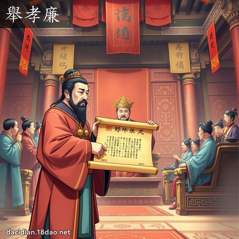 舉孝廉 - 國語大辭典配圖
