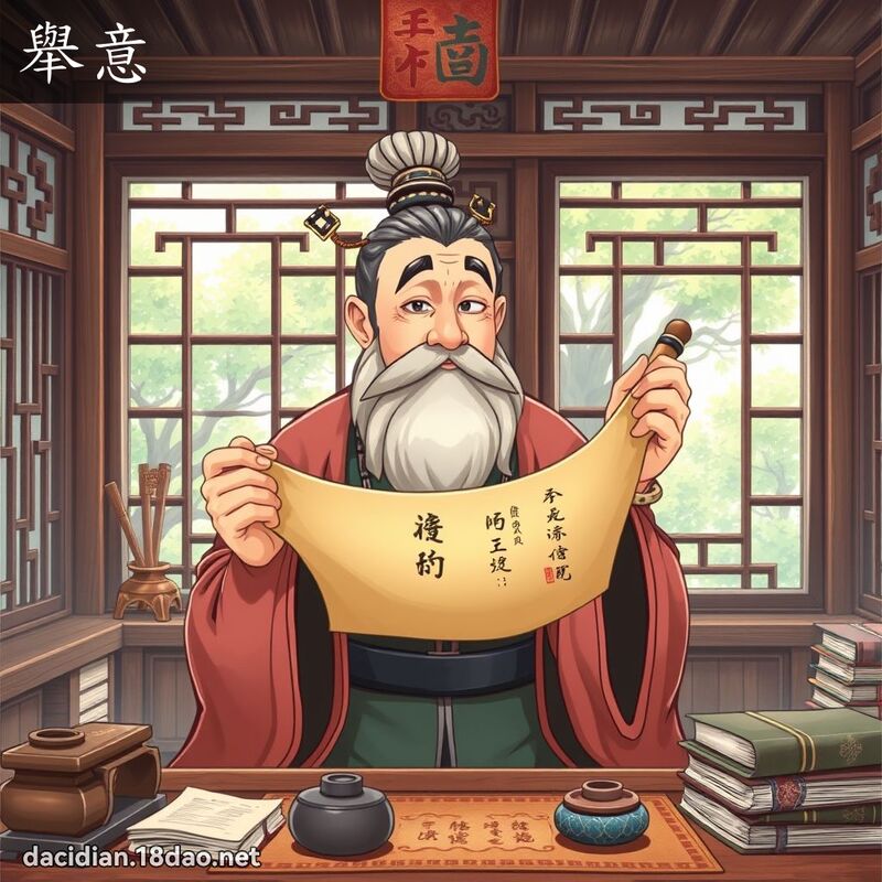 舉意 - 國語大辭典配圖
