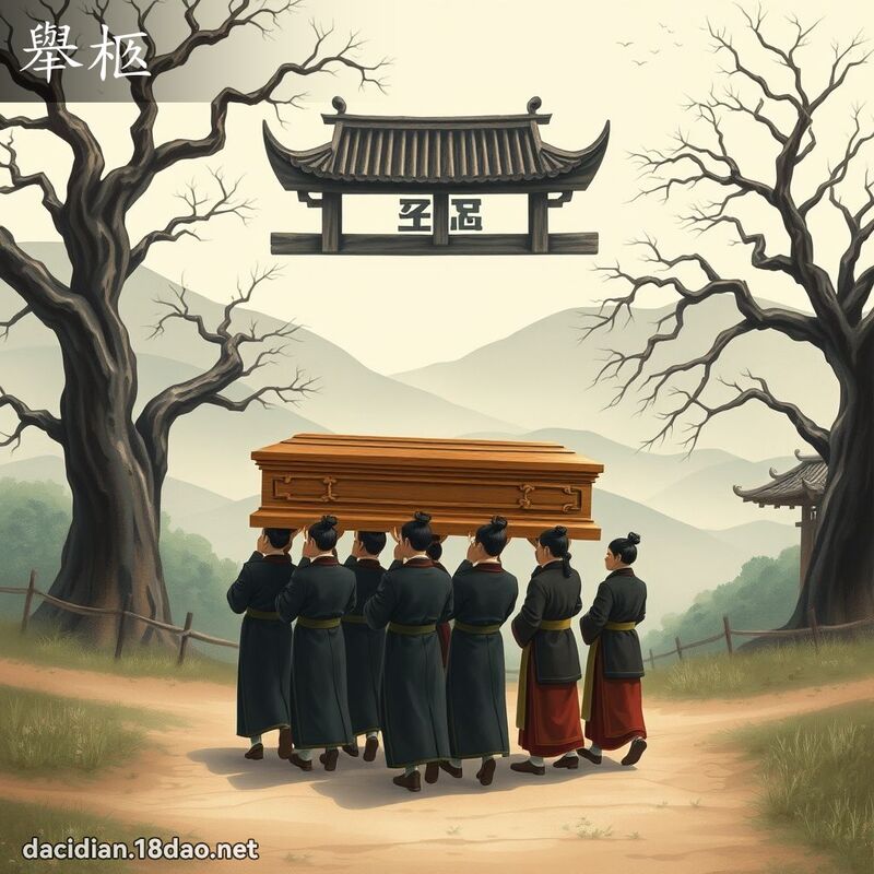 举柩 - 国语大辞典配图
