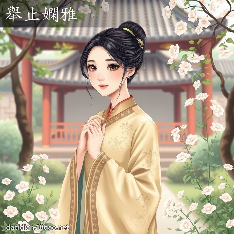 舉止嫻雅 - 國語大辭典配圖