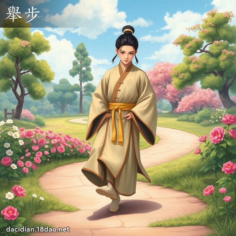 舉步 - 國語大辭典配圖
