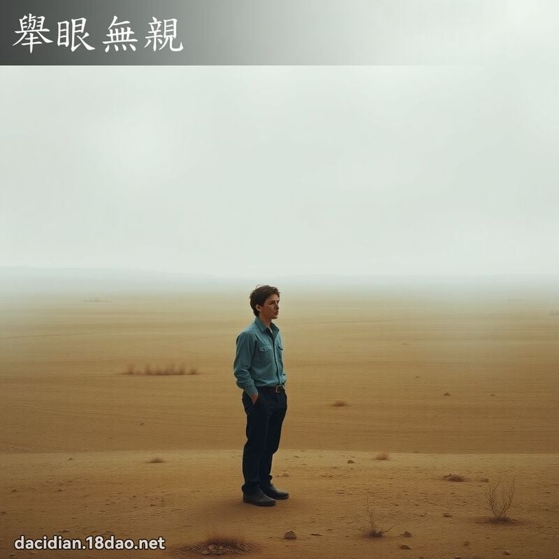 举眼无亲 - 国语大辞典配图