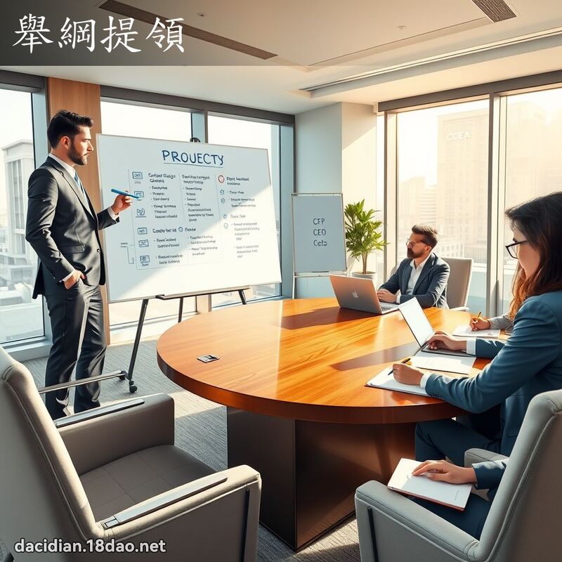 举纲提领 - 国语大辞典配图