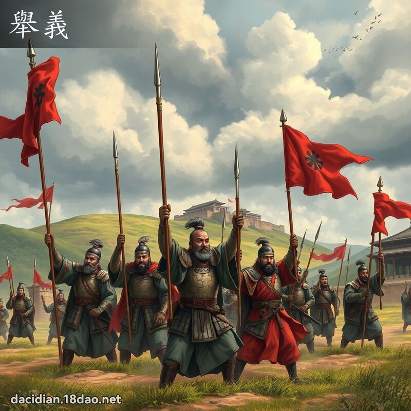 舉義 - 國語大辭典配圖