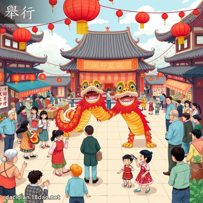 举行 - 国语大辞典配图