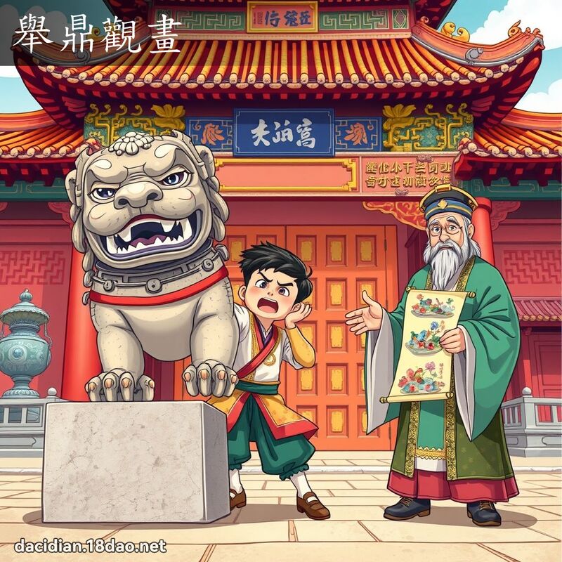 举鼎观画 - 国语大辞典配图