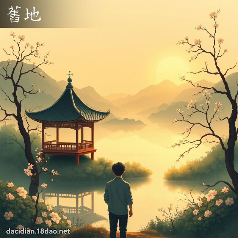 旧地 - 国语大辞典配图
