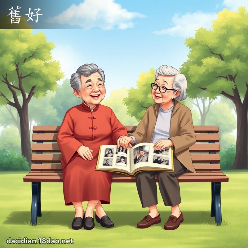 旧好 - 国语大辞典配图