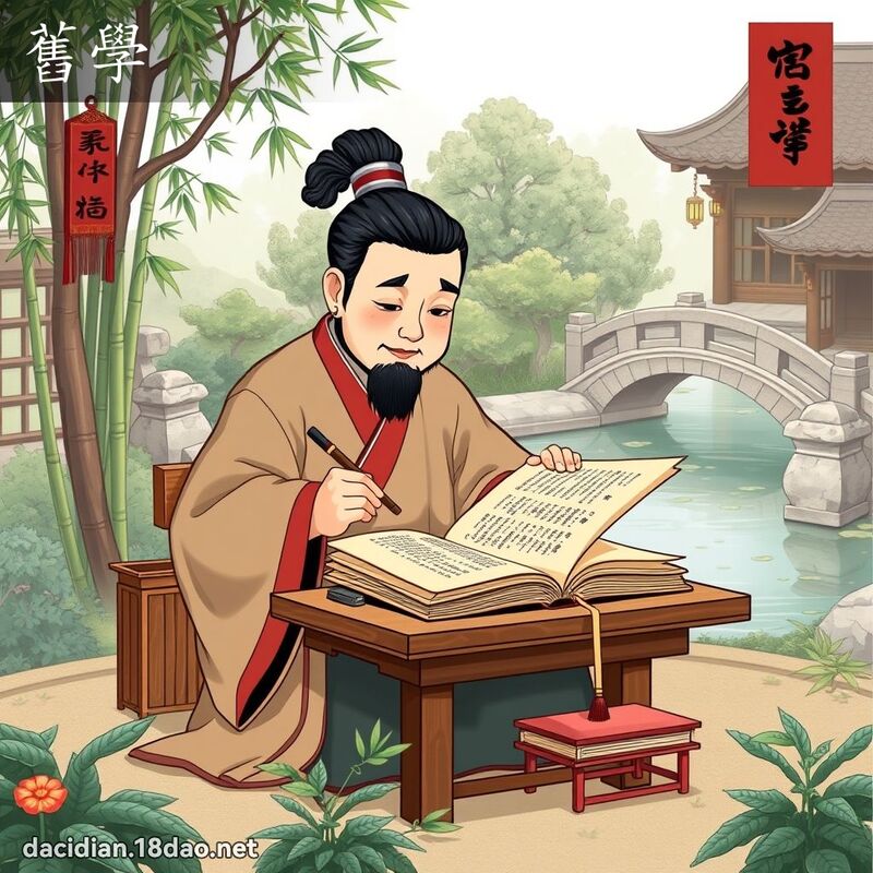 舊學 - 國語大辭典配圖
