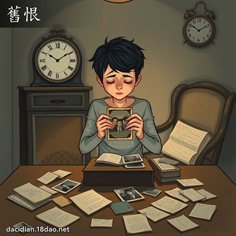 舊恨 - 國語大辭典配圖