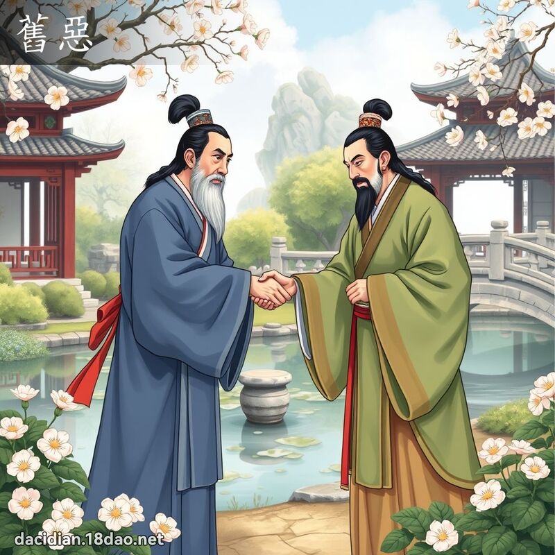 舊惡 - 國語大辭典配圖