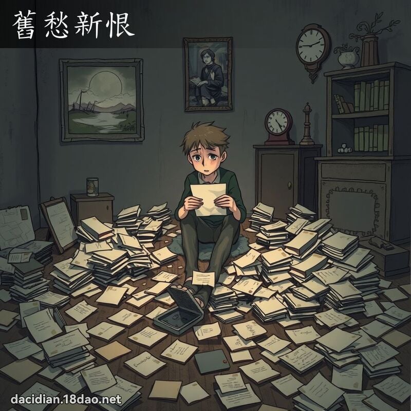旧愁新恨 - 国语大辞典配图