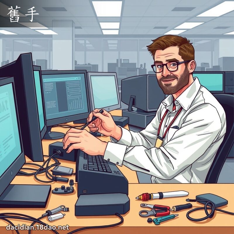 舊手 - 國語大辭典配圖