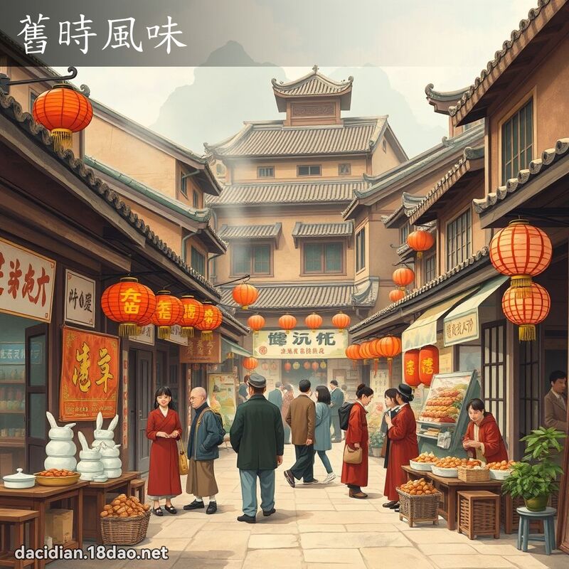 旧时风味 - 国语大辞典配图