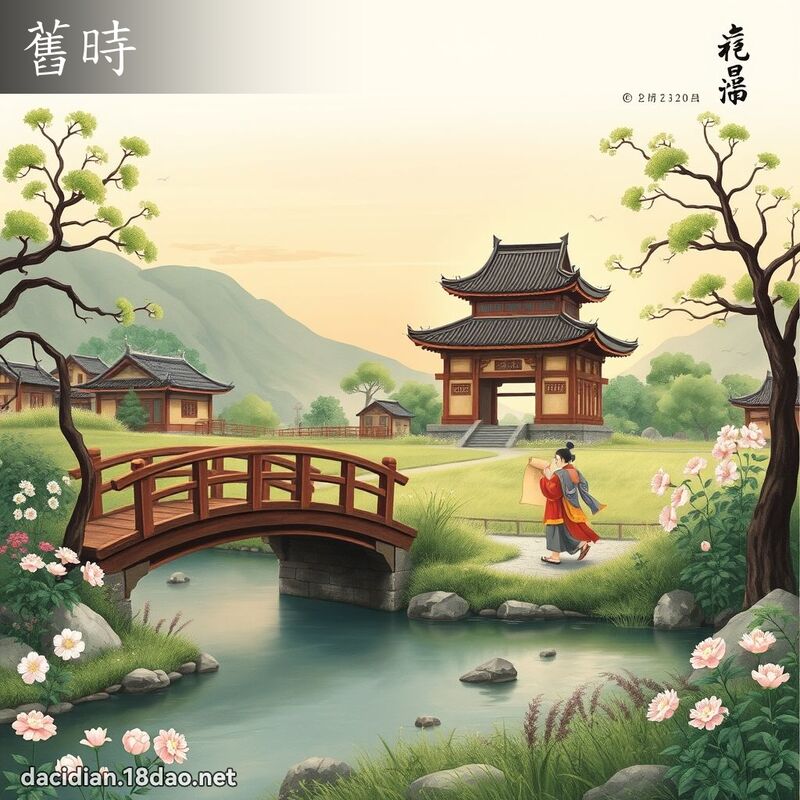 旧时 - 国语大辞典配图