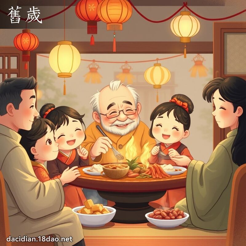 旧岁 - 国语大辞典配图