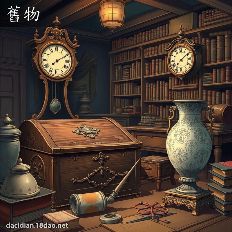 旧物 - 国语大辞典配图