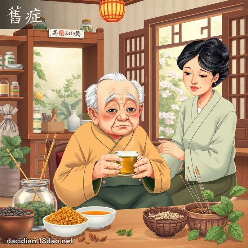 舊症 - 國語大辭典配圖