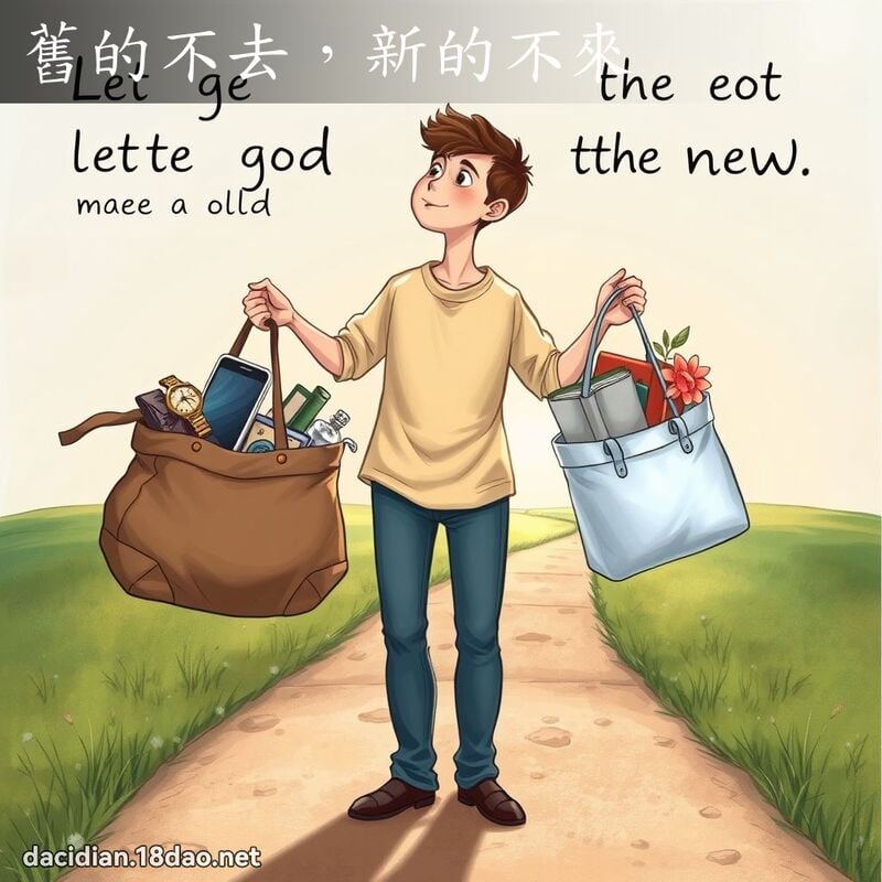 舊的不去，新的不來 - 國語大辭典配圖
