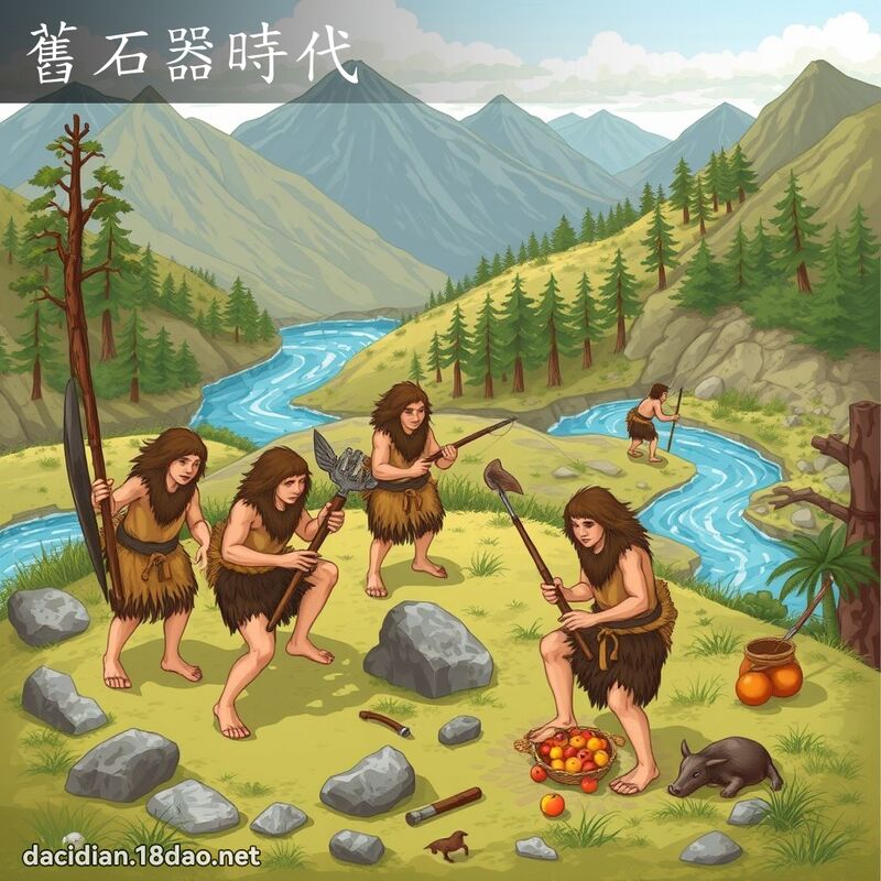 旧石器时代 - 国语大辞典配图