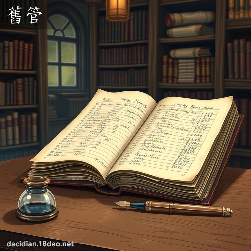 旧管 - 国语大辞典配图