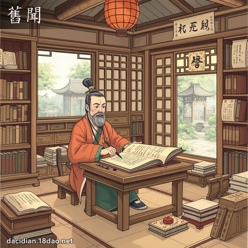 旧闻 - 国语大辞典配图