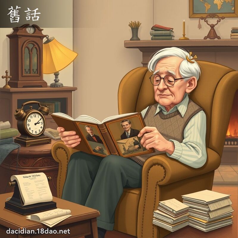 舊話 - 國語大辭典配圖