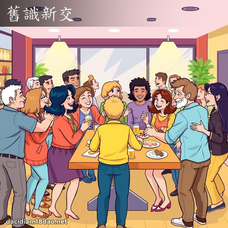 舊識新交 - 國語大辭典配圖