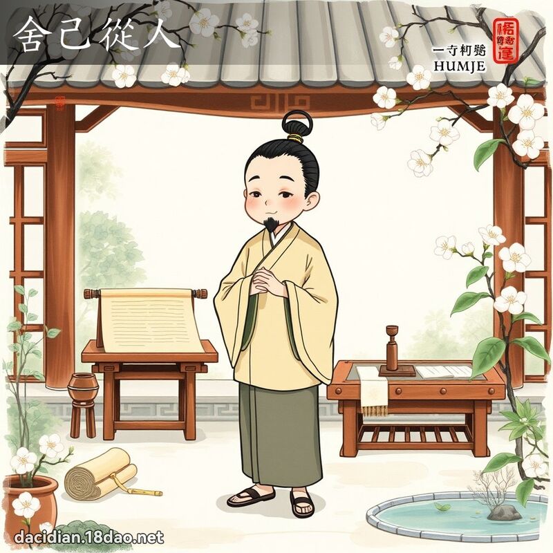 舍己從人 - 國語大辭典配圖