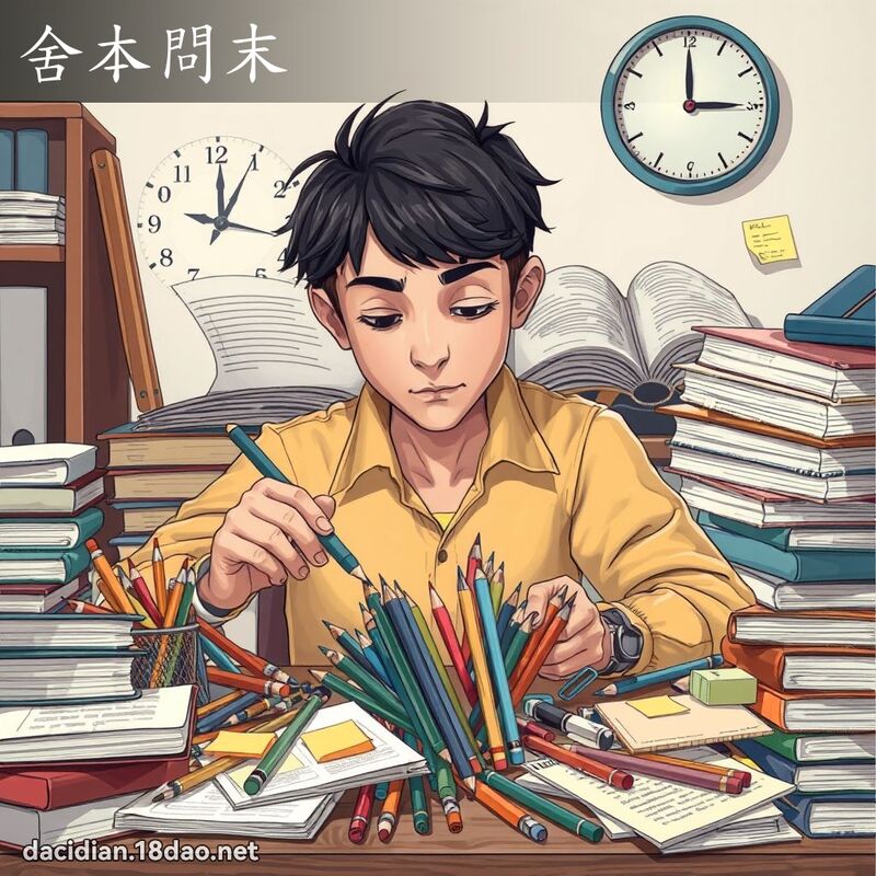 舍本问末 - 国语大辞典配图
