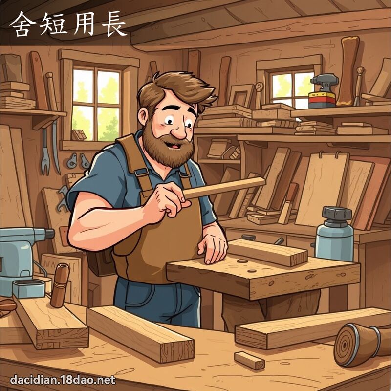 舍短用长 - 国语大辞典配图