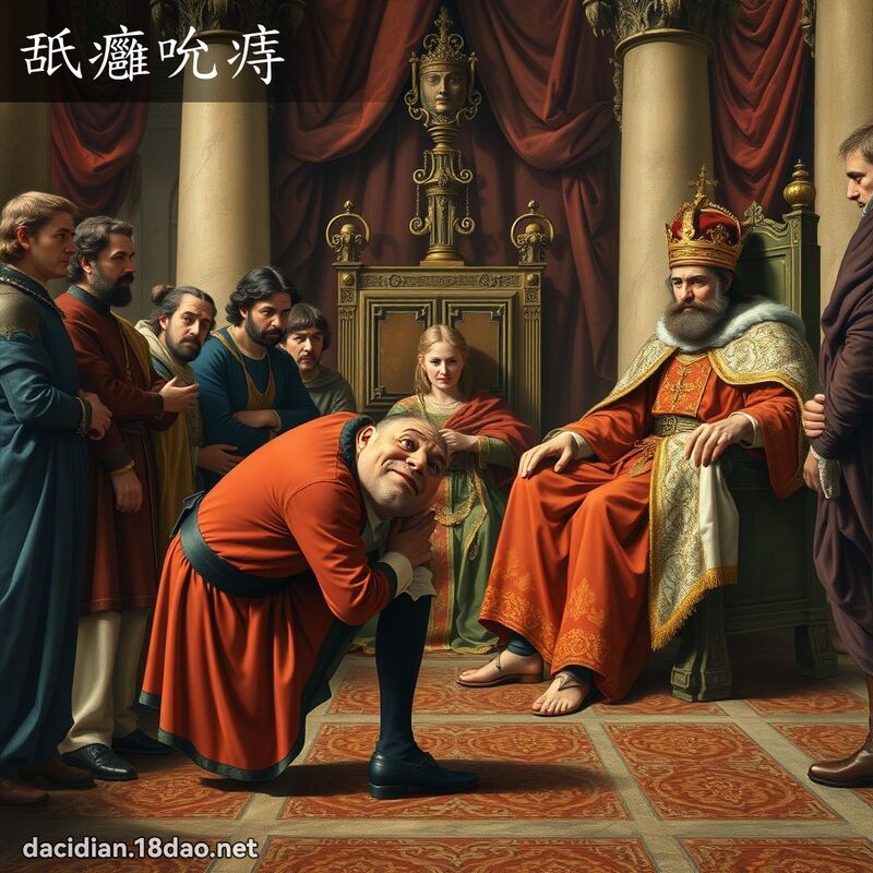 舐癰吮痔 - 國語大辭典配圖