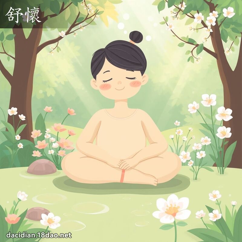 舒怀 - 国语大辞典配图