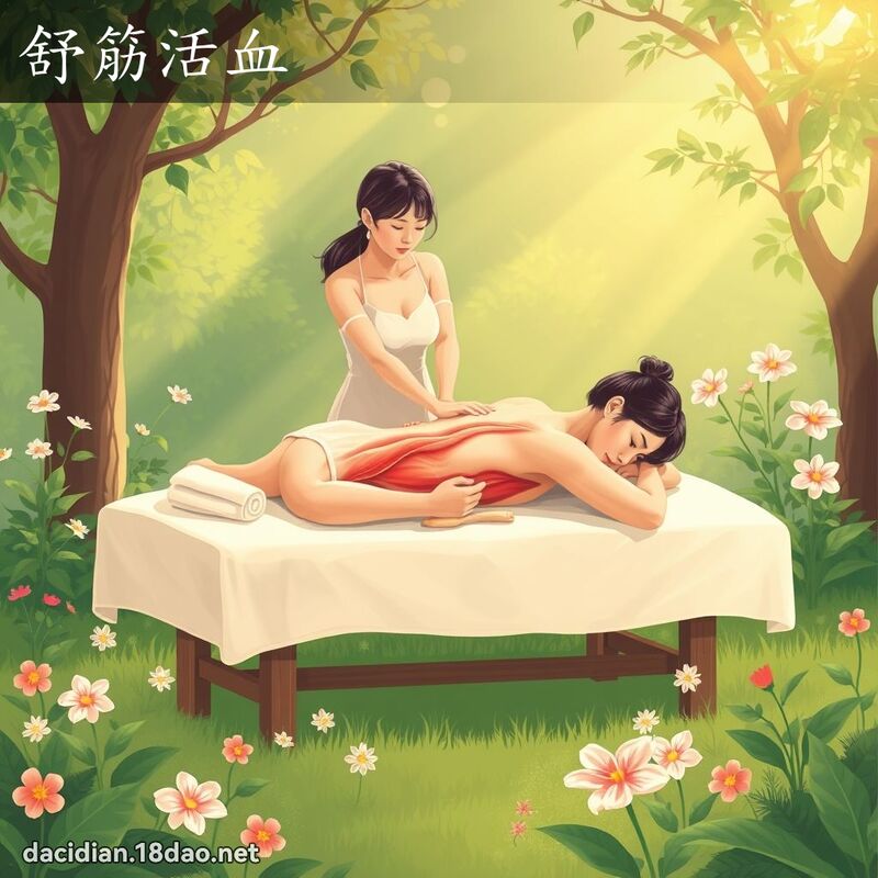 舒筋活血 - 国语大辞典配图