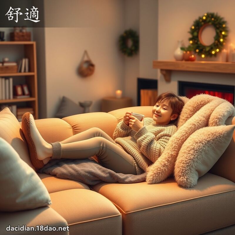 舒適 - 國語大辭典配圖