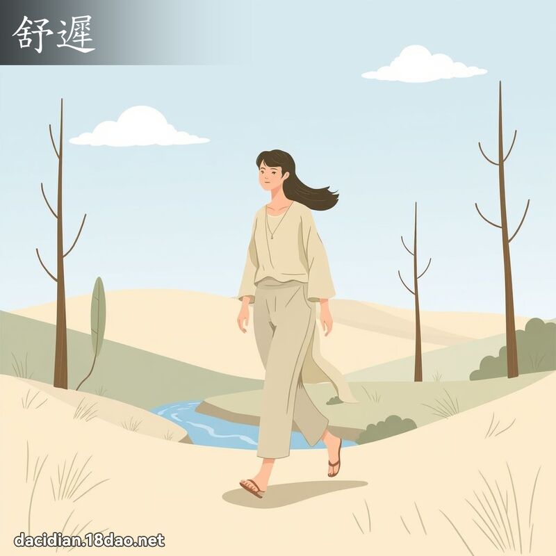 舒迟 - 国语大辞典配图