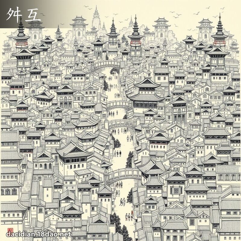 舛互 - 國語大辭典配圖
