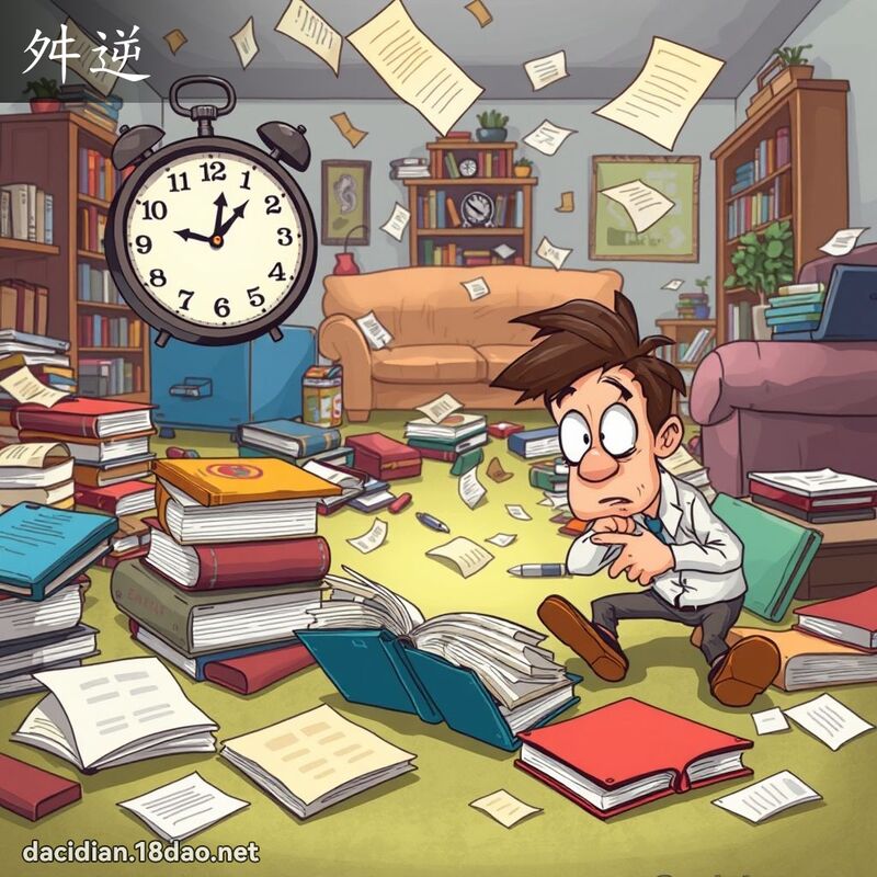 舛逆 - 國語大辭典配圖