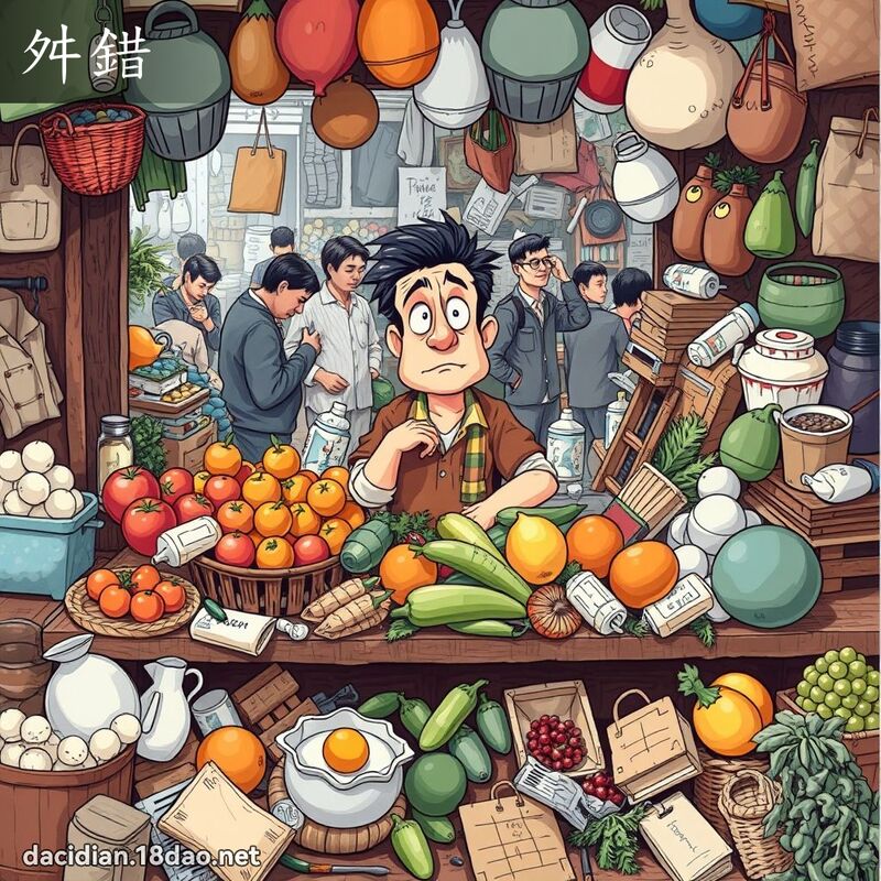 詞語: 舛錯 (多意詞)