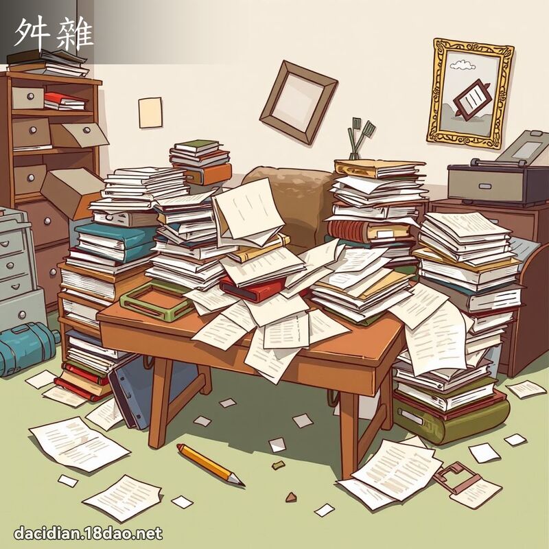 舛雜 - 國語大辭典配圖